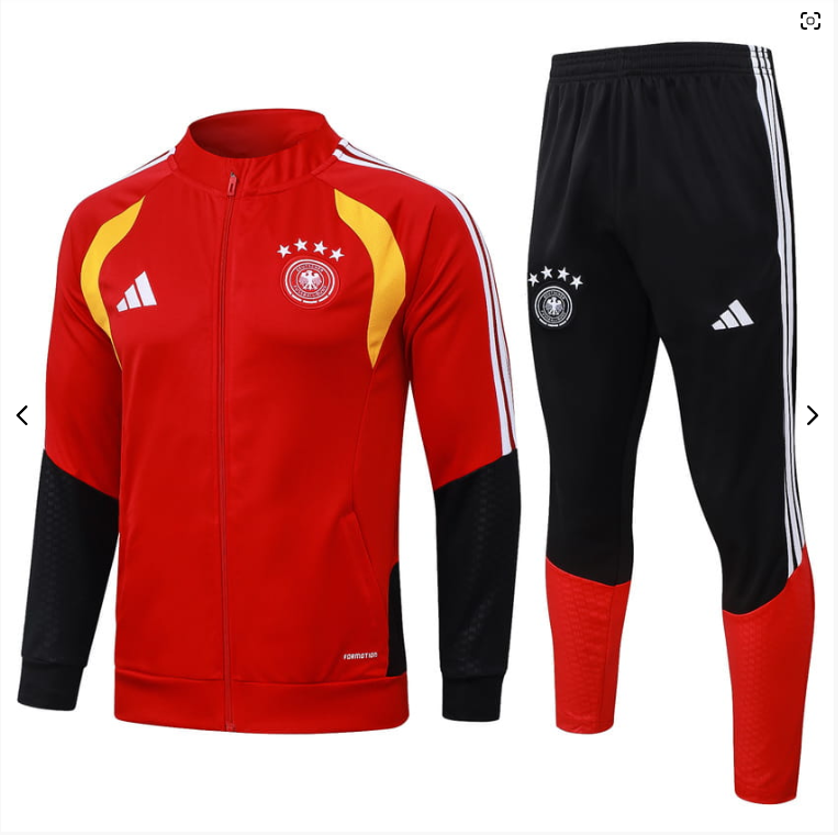 GERMANY TRACKSUIT JACKET 2O26-2O27RED BLACK