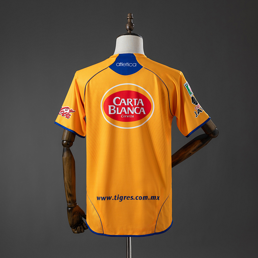 Tigres UANL 05_06 Home Retro Jersey – Replica Football Soccer Shirt – S–XXL