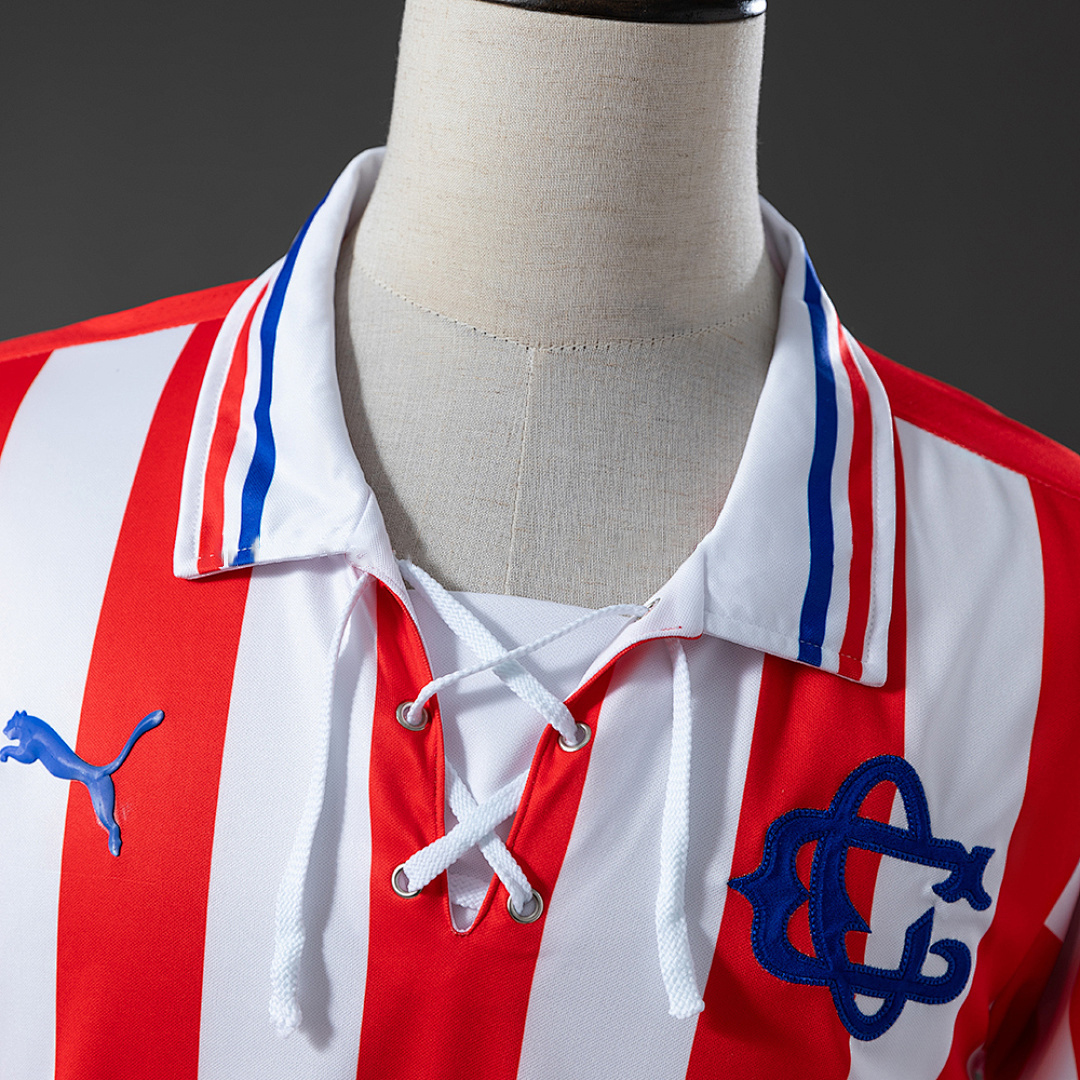 Guadalajara 110th Anniversary Edition Long-Sleeved Retro Jersey – Replica Football Soccer Shirt – S–XXL