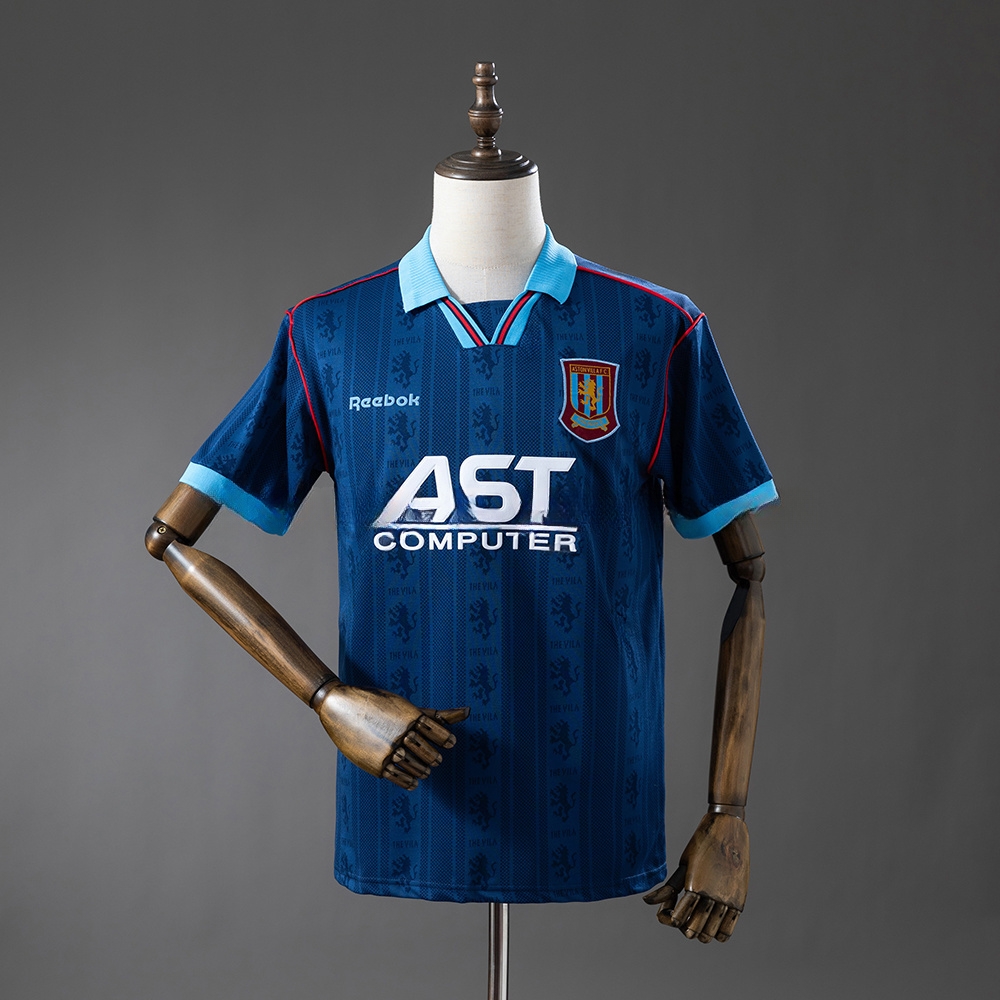Aston Villa 95_96 Away Retro Jersey – Replica Football Soccer Shirt – S–XXL