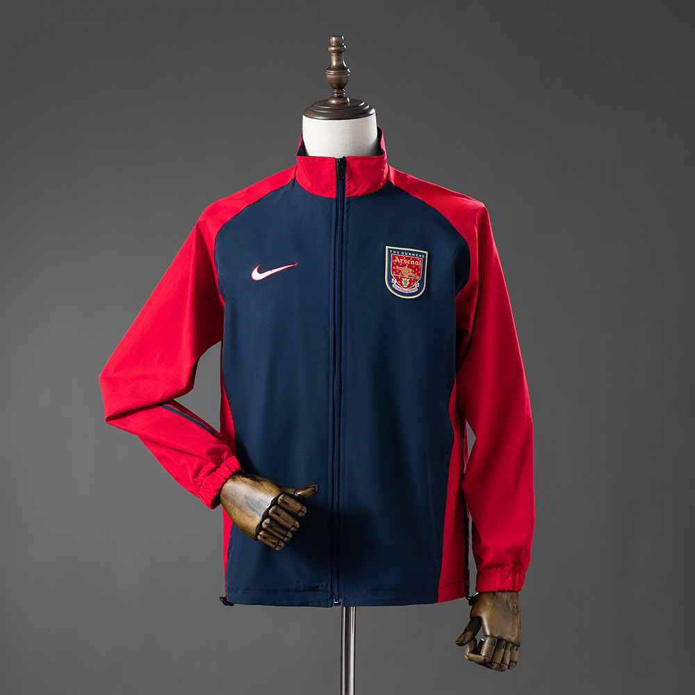 Arsenal 98_99 Retro Windbreaker – Replica Football Soccer Shirt – S–XXL