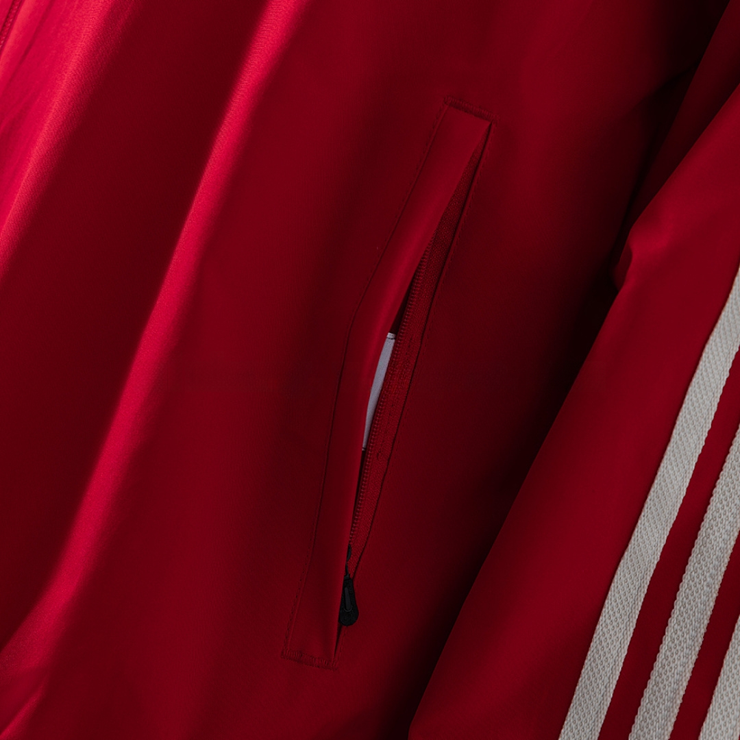 Athletic Bilbao Reversible Jacket Windbreaker – Red & White – Replica Football Soccer Jacket – S–XXL