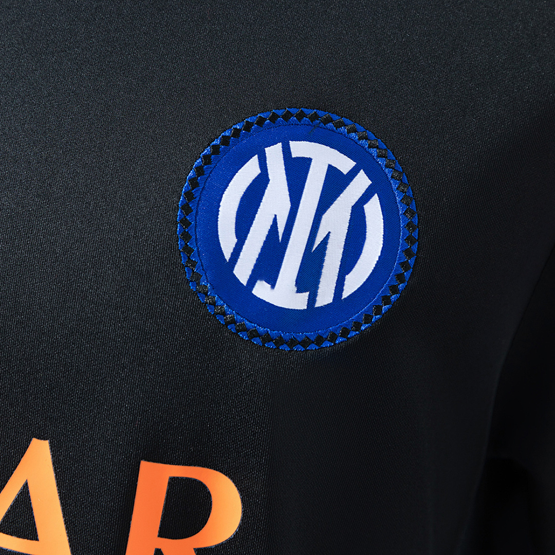 Inter Milan 25_26 Pre-Match Black Jersey – Replica Football Soccer Shirt – S–4XL