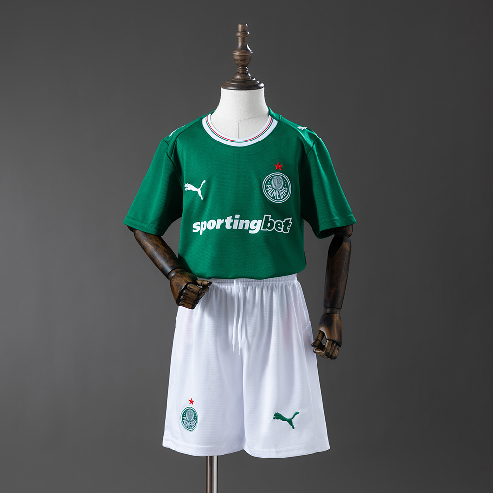 Palmeiras 26/27 Home Kids Kit Jersey – Replica Football Soccer Shirt – Size 16–28