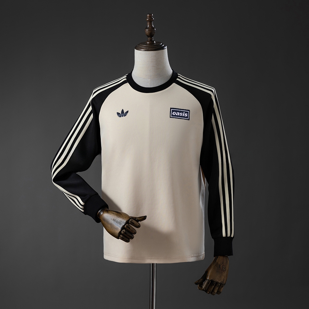 Oasis Tour Three-Striped Long-Sleeve T-Shirt – Replica Football Soccer Shirt – S–XXL
