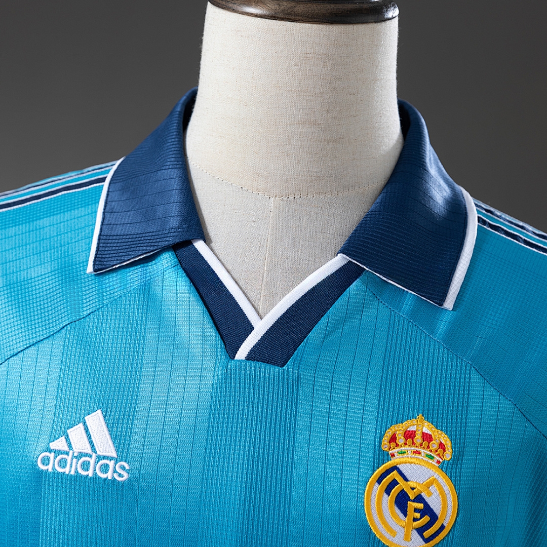 Real Madrid 99_00 Third Away Retro Jersey – Replica Football Soccer Shirt – S–XXL