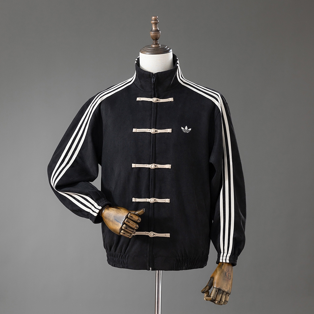 Chinese New Year Tang-Style Jacket Black – Replica Football Soccer Shirt – S–XL