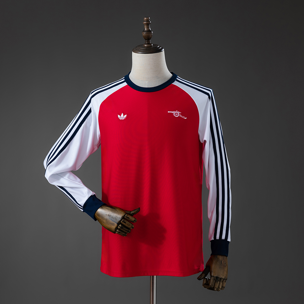 Arsenal Terrace Icons Long Sleeve T-Shirt Red – Replica Football Soccer Shirt – S–XXL