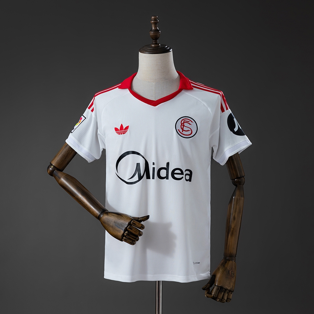 Sevilla 25_26 Retro Style Jersey – Replica Football Soccer Shirt – S–4XL