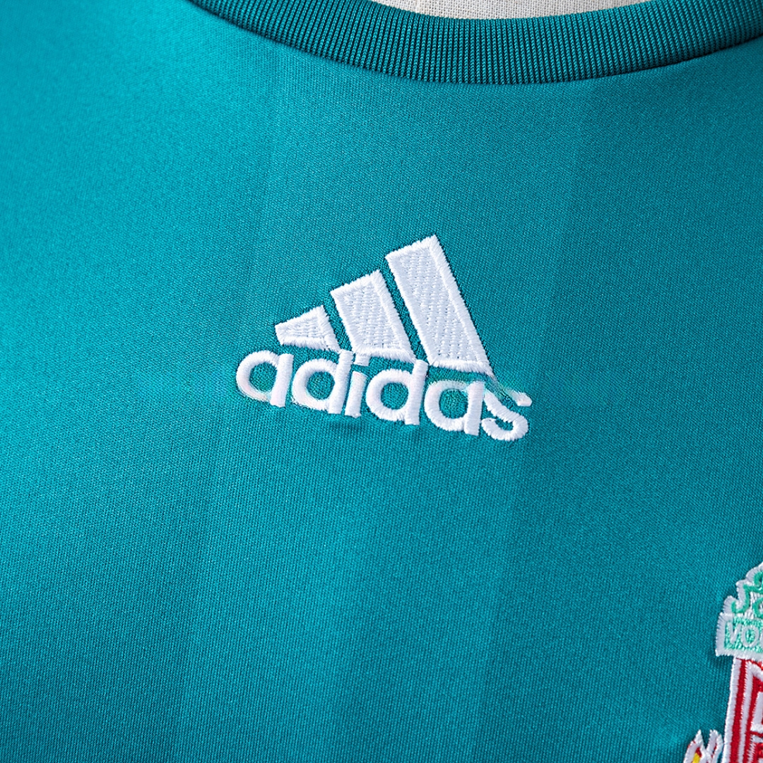 LFC 08_09 Away Long-Sleeved Retro Jersey – Replica Football Soccer Shirt – S–XXL