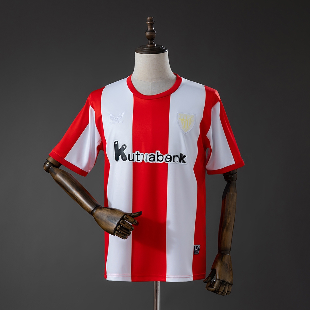 Athletic Bilbao 25_26 Retro Style Jersey – Replica Football Soccer Shirt – S–4XL