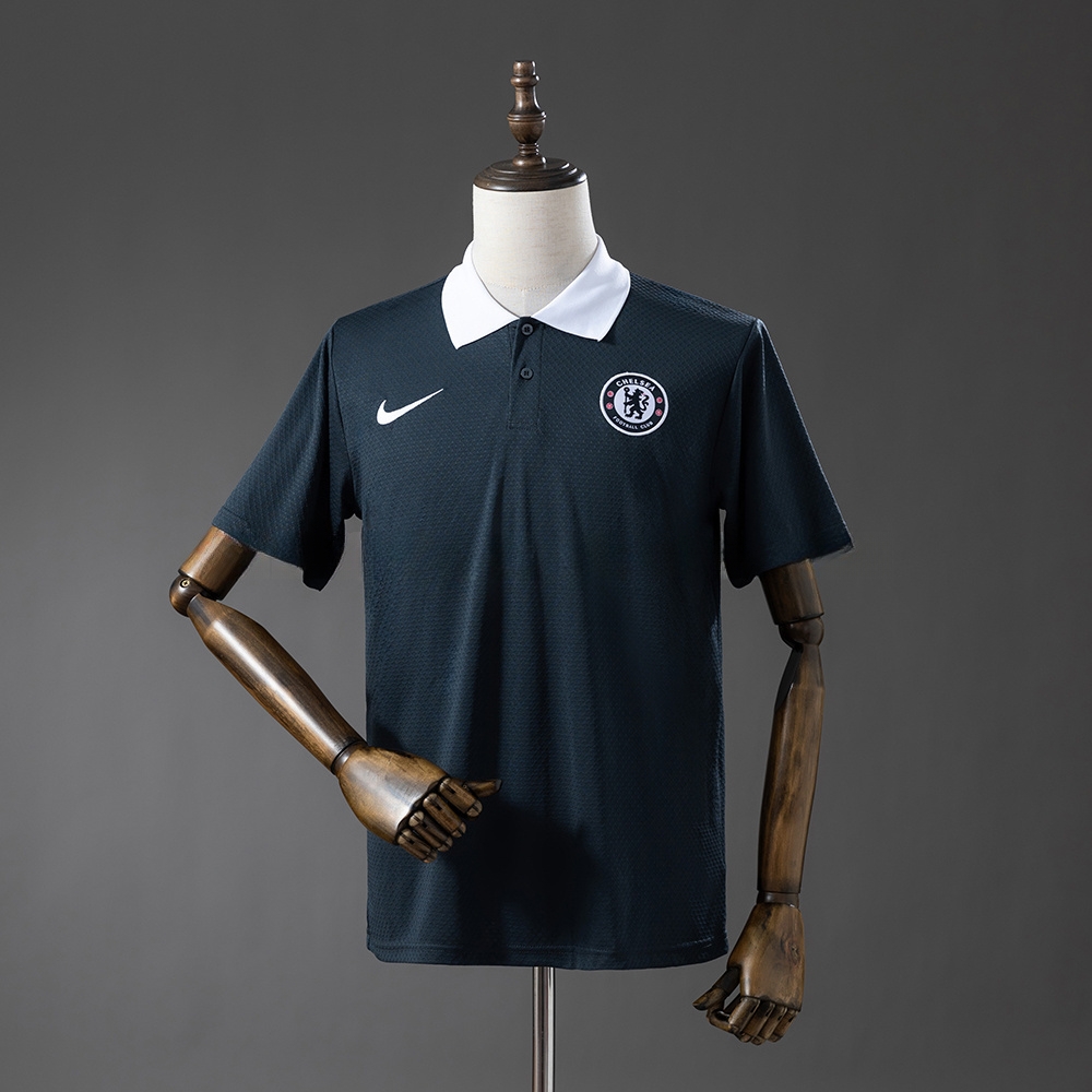 Chelsea 25_26 POLO - Dark Grey S-XXL – Replica Football Soccer Shirt – S–XXL