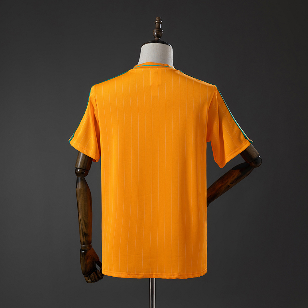 Ivory Coast Terrace Icons T-Shirt Orange – Replica Football Soccer Shirt – S–XXL