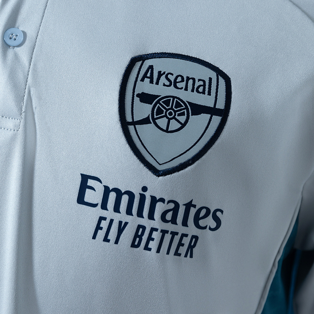 Arsenal 25_26 POLO - Grey – Replica Football Soccer Shirt – S–XXL