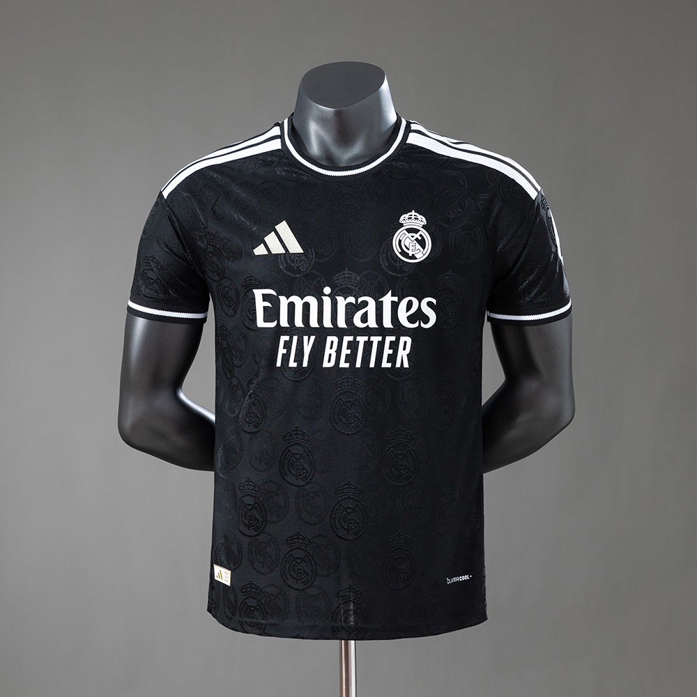 Real Madrid 26_27 Special Edition Player Version – Black Jersey – Replica Football Soccer Shirt – S–XXL