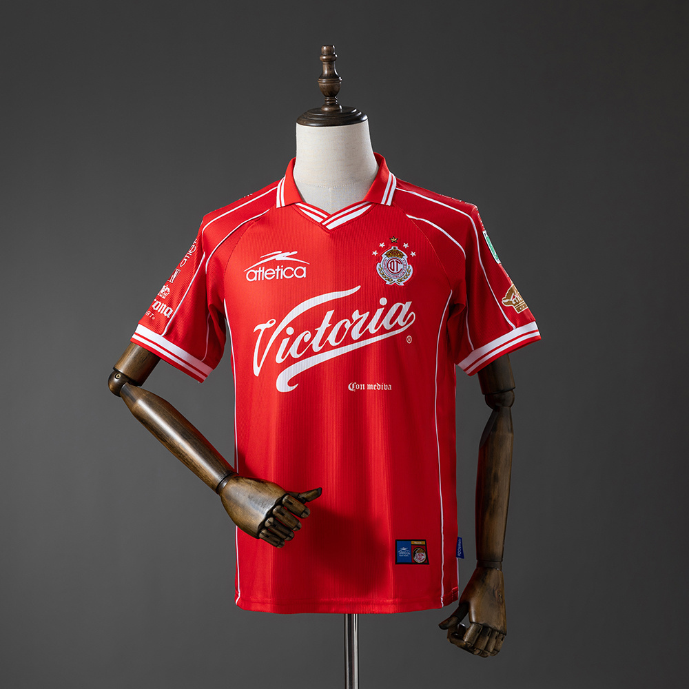 Toluca 99_00 Home Jersey – Replica Football Soccer Shirt – S–XXL