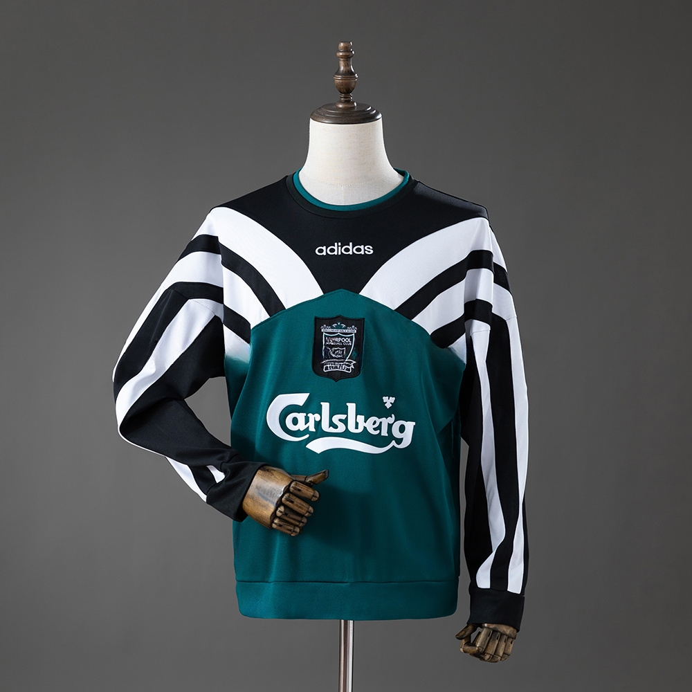 LFC 95_96 Originals Reissue Tee Long Sleeve – Replica Football Soccer Shirt – S–4XL