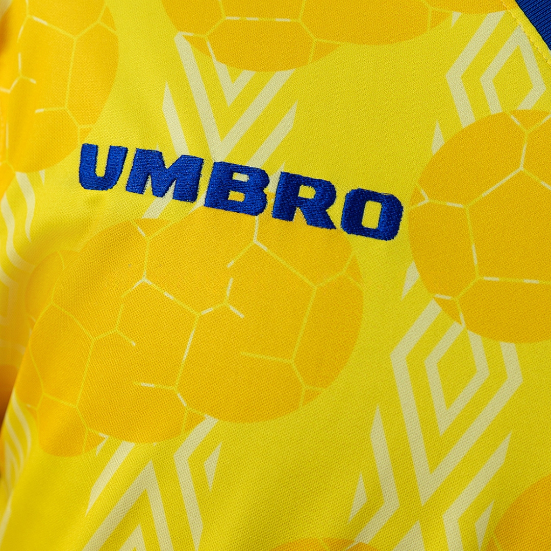 Colombia 1994 Home Retro Long Sleeve Jersey – Replica Football Soccer Shirt – S–XXL