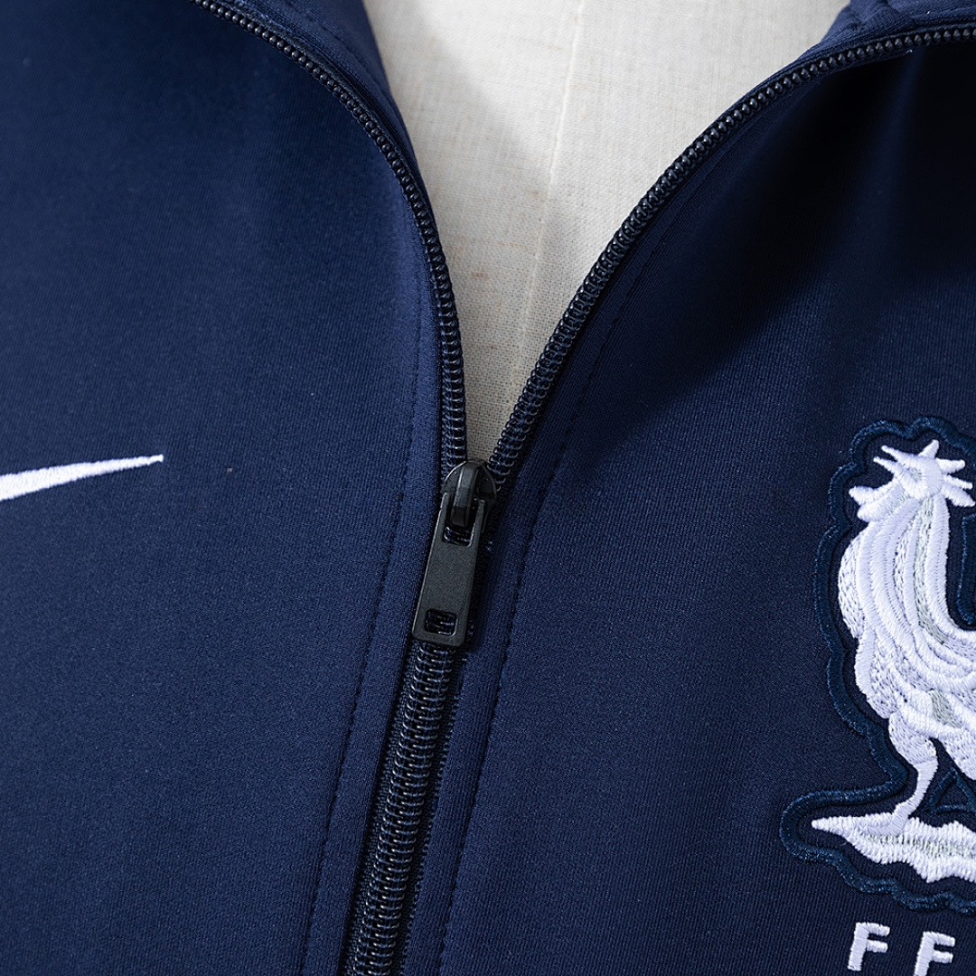 France 2014 Home Jacket Jersey – Replica Football Soccer Shirt – S–XXL