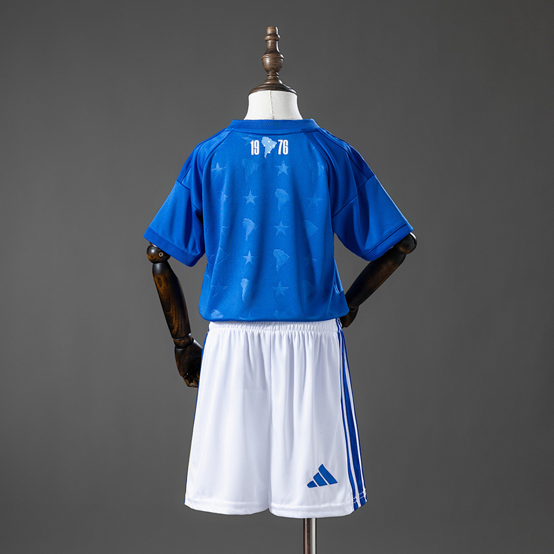 Cruzeiro 26_7 Home kids kit Jersey – Replica Football Soccer Shirt – SIZE 16–28