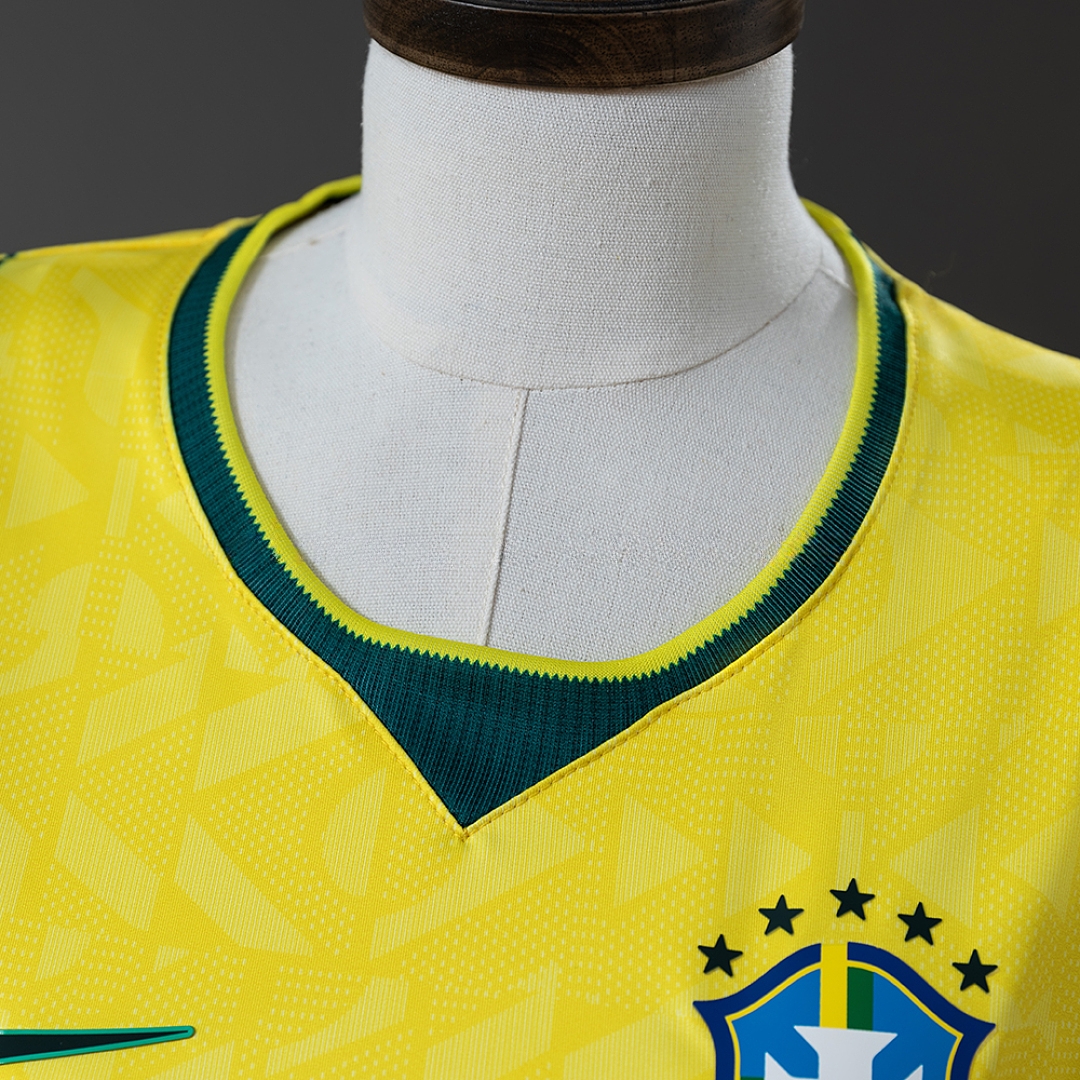 Brazil 2026 Women's Crop Tank Top Home Jersey – Replica Football Soccer Shirt – S–XXL