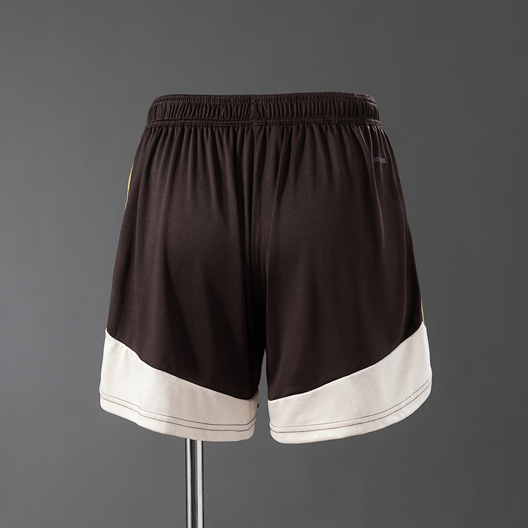 Flamengo 26/27 Women's Training Shorts – Brown – Replica Football Soccer Shorts – S–XXL