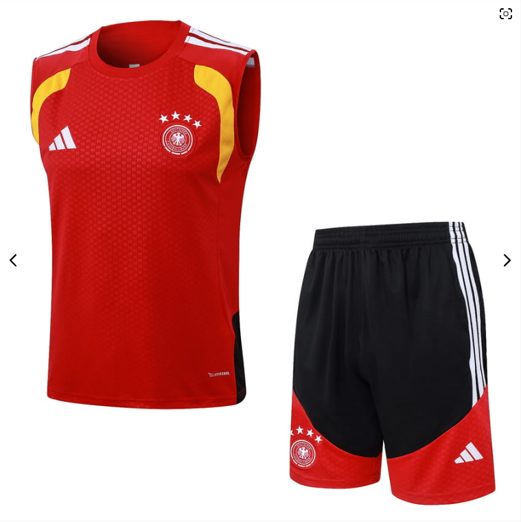 GERMANY 2026-2027: RED AND BLACKVESTS AND SHORTS