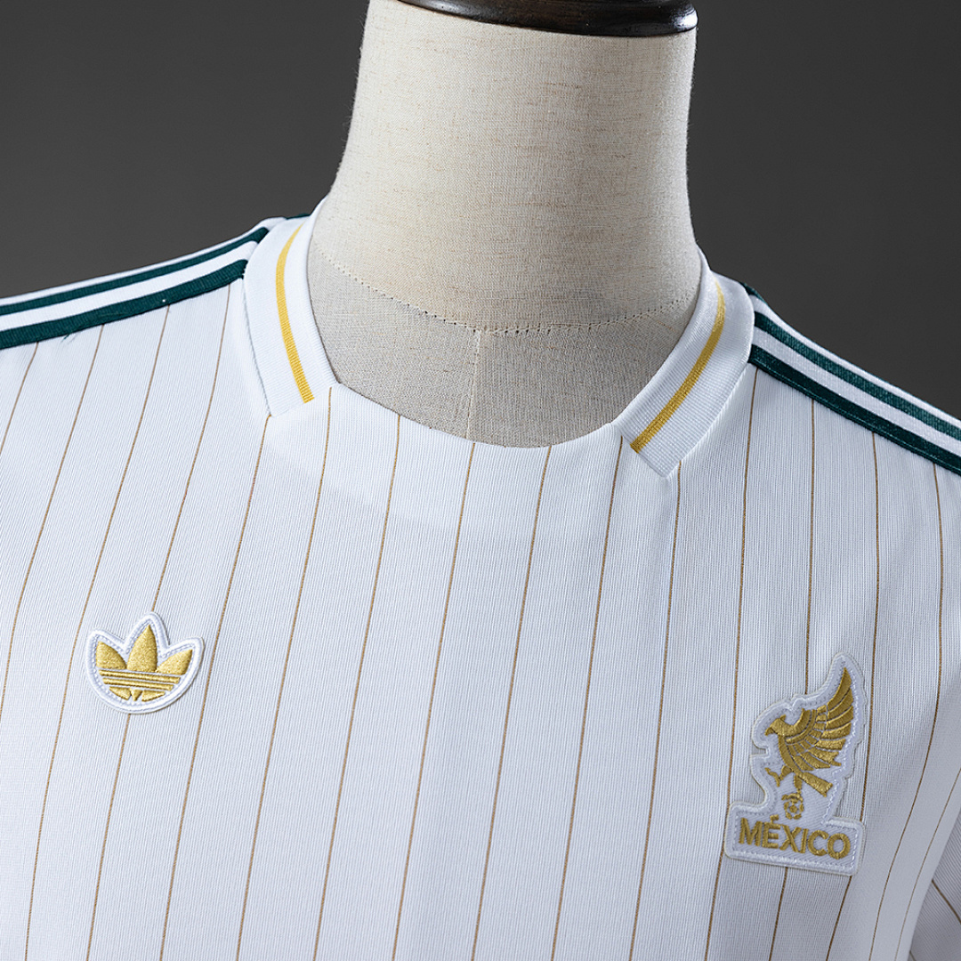 Mexico Terrace Icons T-Shirt White – Replica Football Soccer Shirt – S–XXL