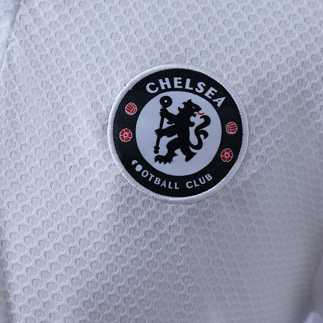 Chelsea 25_26 POLO - White S-XXL – Replica Football Soccer Shirt – S–XXL