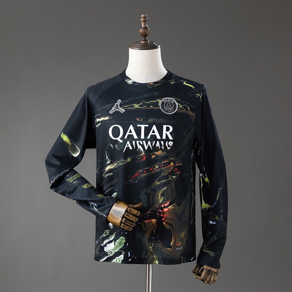 PSG 25_26 Night Edition Long-Sleeve Jersey – Replica Football Soccer Shirt – S–4XL