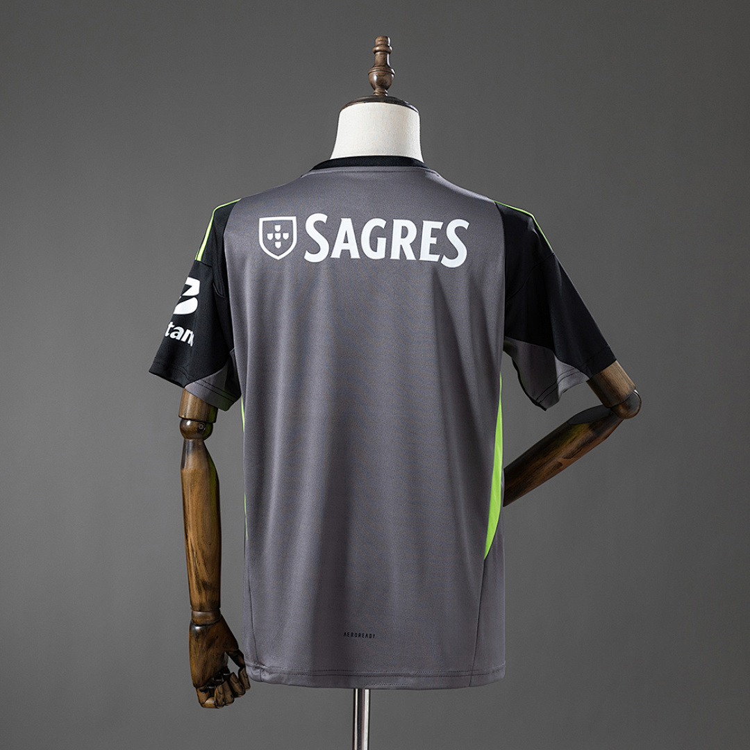 Benfica 26_27 Goalkeeper - Black - Grey Jersey – Replica Football Soccer Shirt – S–XXL