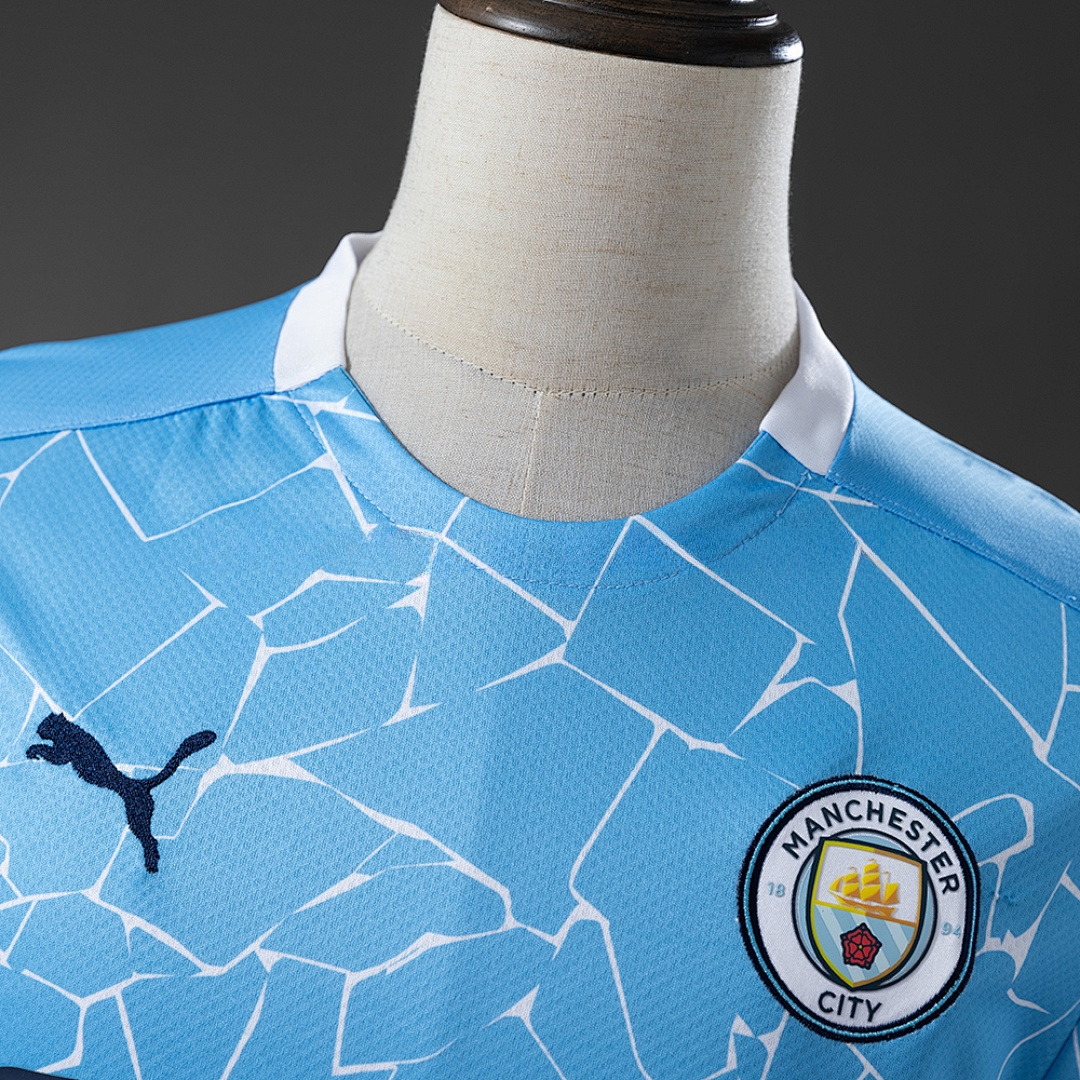Manchester City 20_21 Home Retro Jersey – Replica Football Soccer Shirt – S–XXL