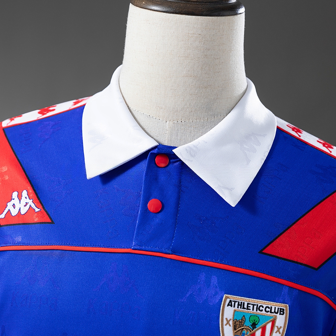 Athletic Bilbao 94/95 Away Retro Jersey – Replica Football Soccer Shirt – S–XXL