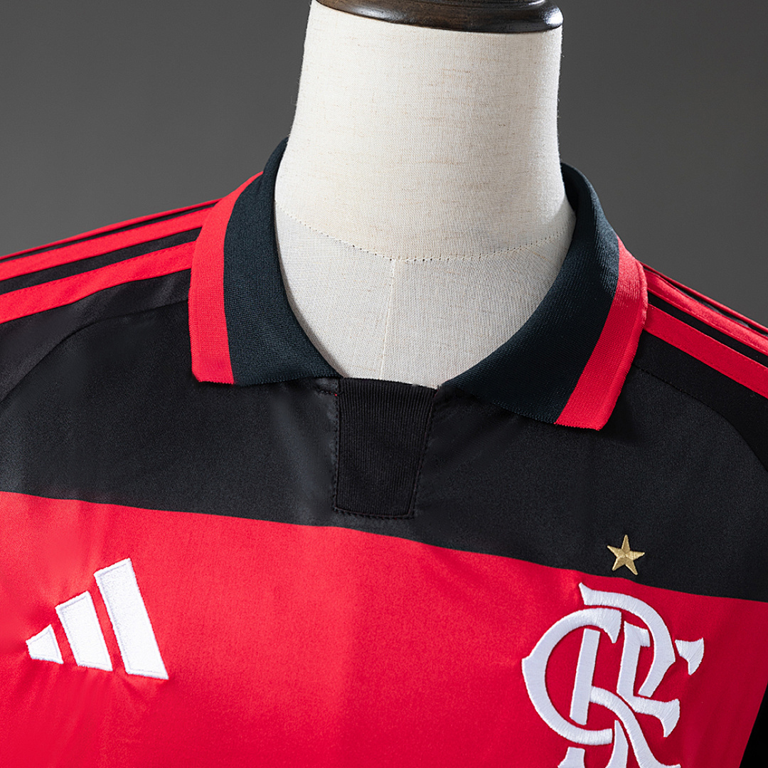 Flamengo 26_27 Home Long-Sleeve Jersey – Replica Football Soccer Shirt – S–4XL
