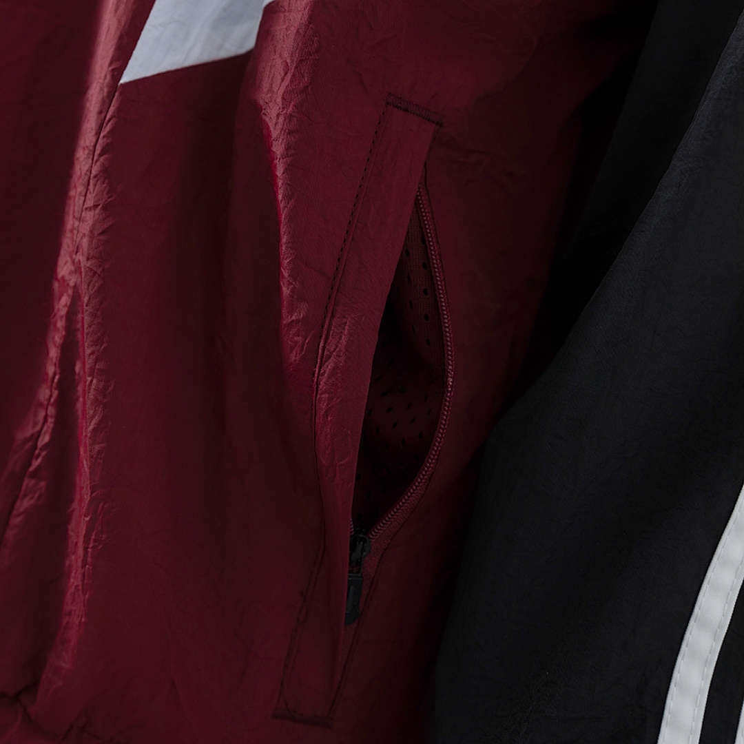 Ajax 25/26 Windbreaker – Crimson – Replica Football Soccer Jacket – S–3XL