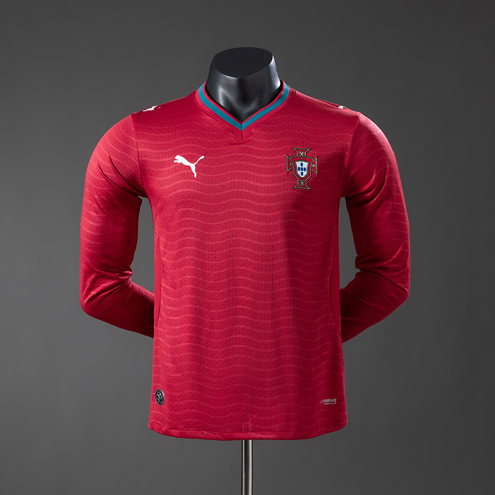 Portugal 2026 Home Player Version Long-Sleeve Jersey – Replica Football Soccer Shirt – S–4XL