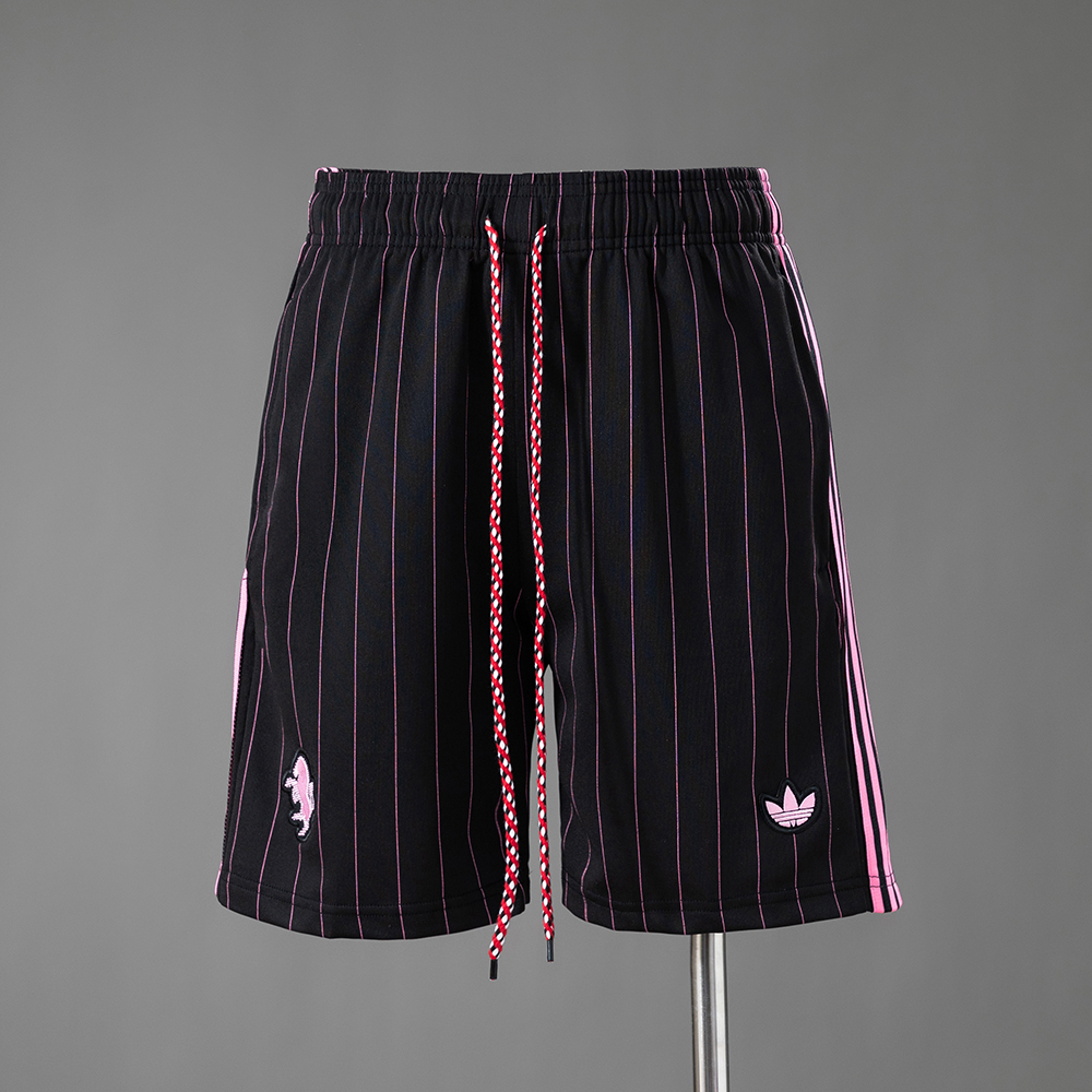 Juv Terrace Icons Shorts Black – Replica Football Soccer Shorts – S–XXL