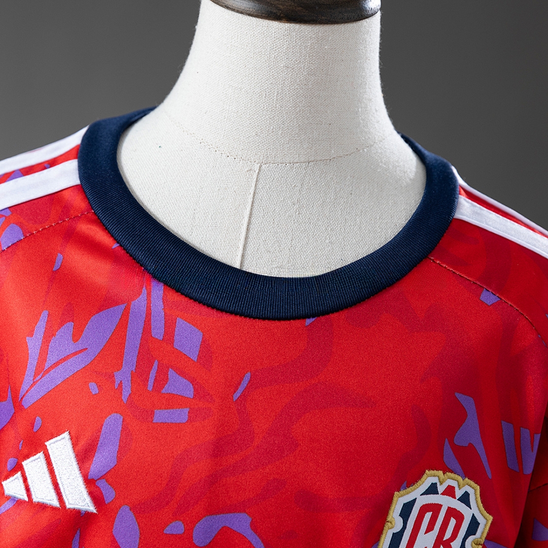 Costa Rica 2026 Home Kids Kit Jersey – Replica Football Soccer Shirt – Size 16–28