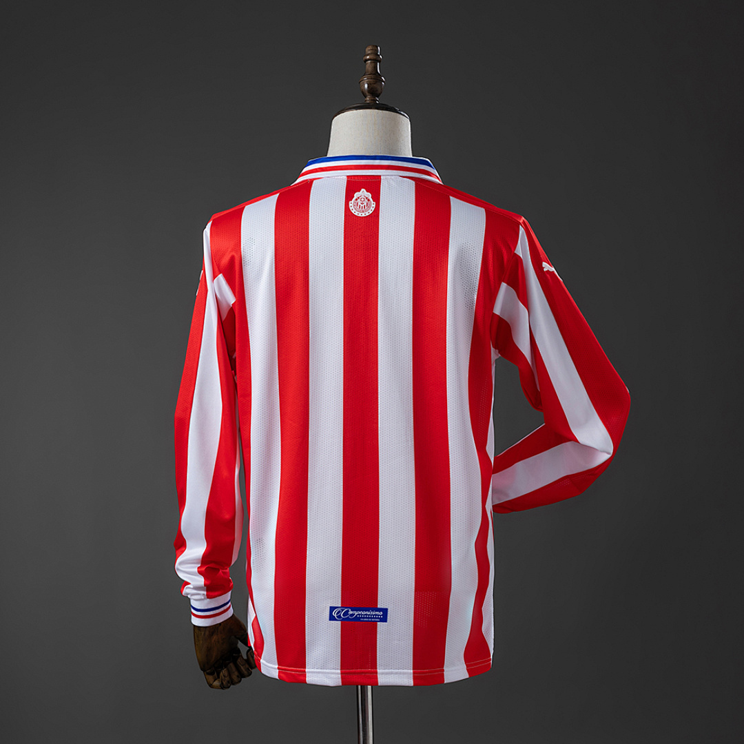 Guadalajara 110th Anniversary Edition Long-Sleeved Retro Jersey – Replica Football Soccer Shirt – S–XXL