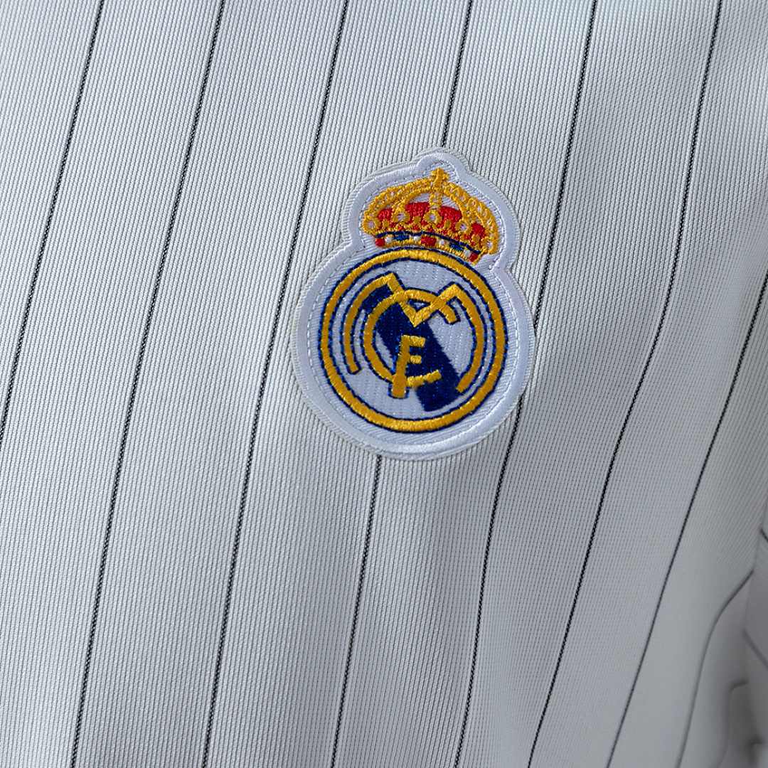 Real Madrid Terrace Icons T-Shirt White Gold – Replica Football Soccer Shirt – S–XXL