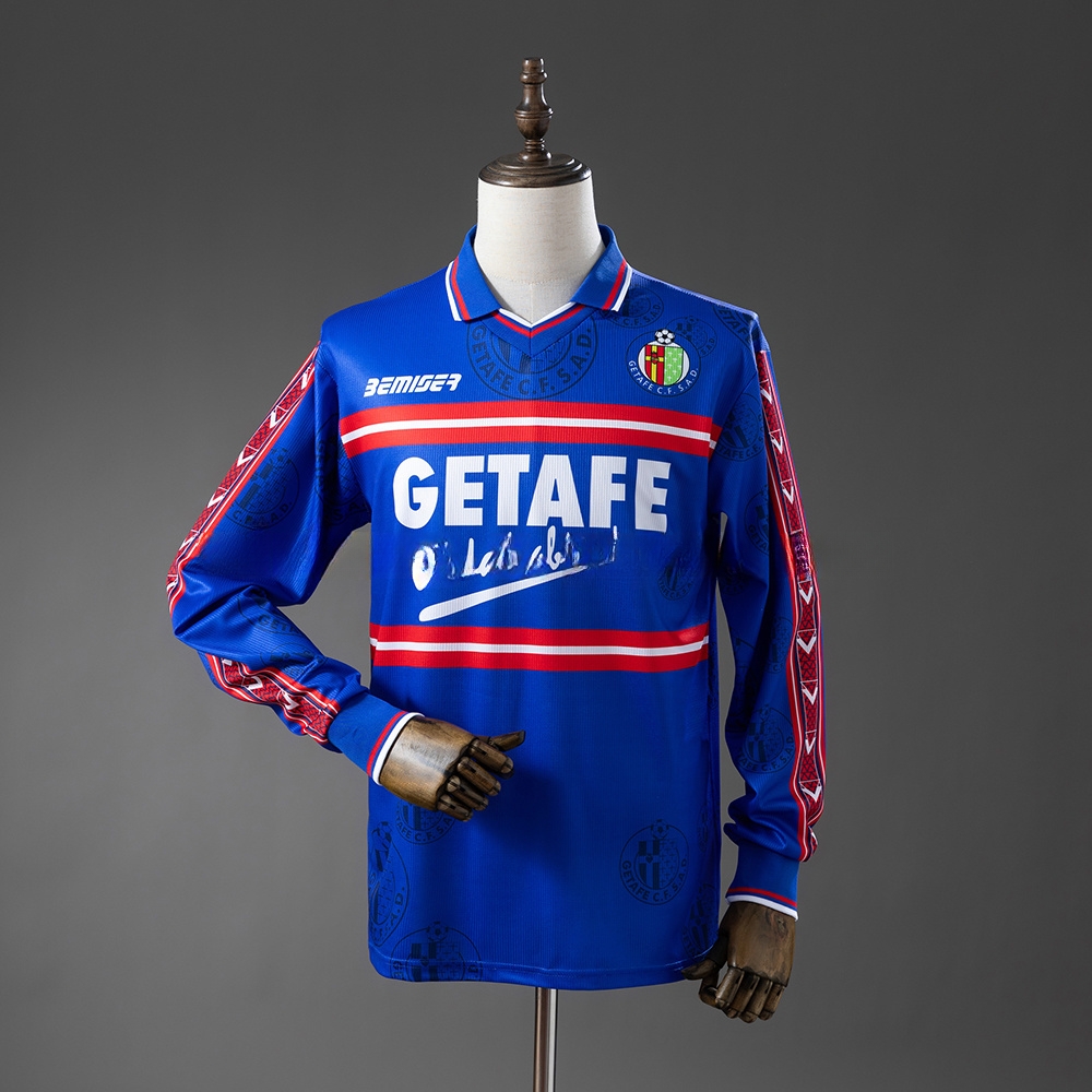 Getafe 98_99 Home Long-Sleeve Retro Jersey – Replica Football Soccer Shirt – S–XXL