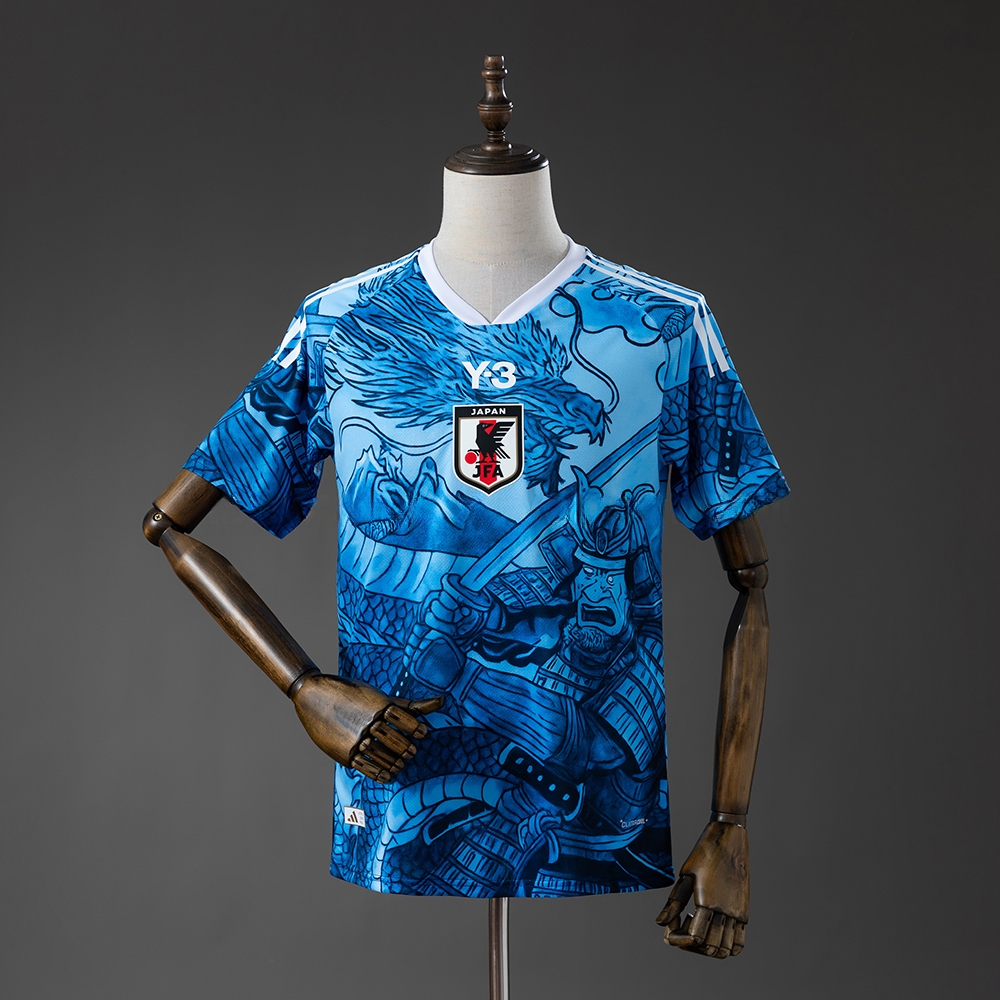 Japan Y-3 Samurai Blue Jersey – Replica Football Soccer Shirt – S–4XL