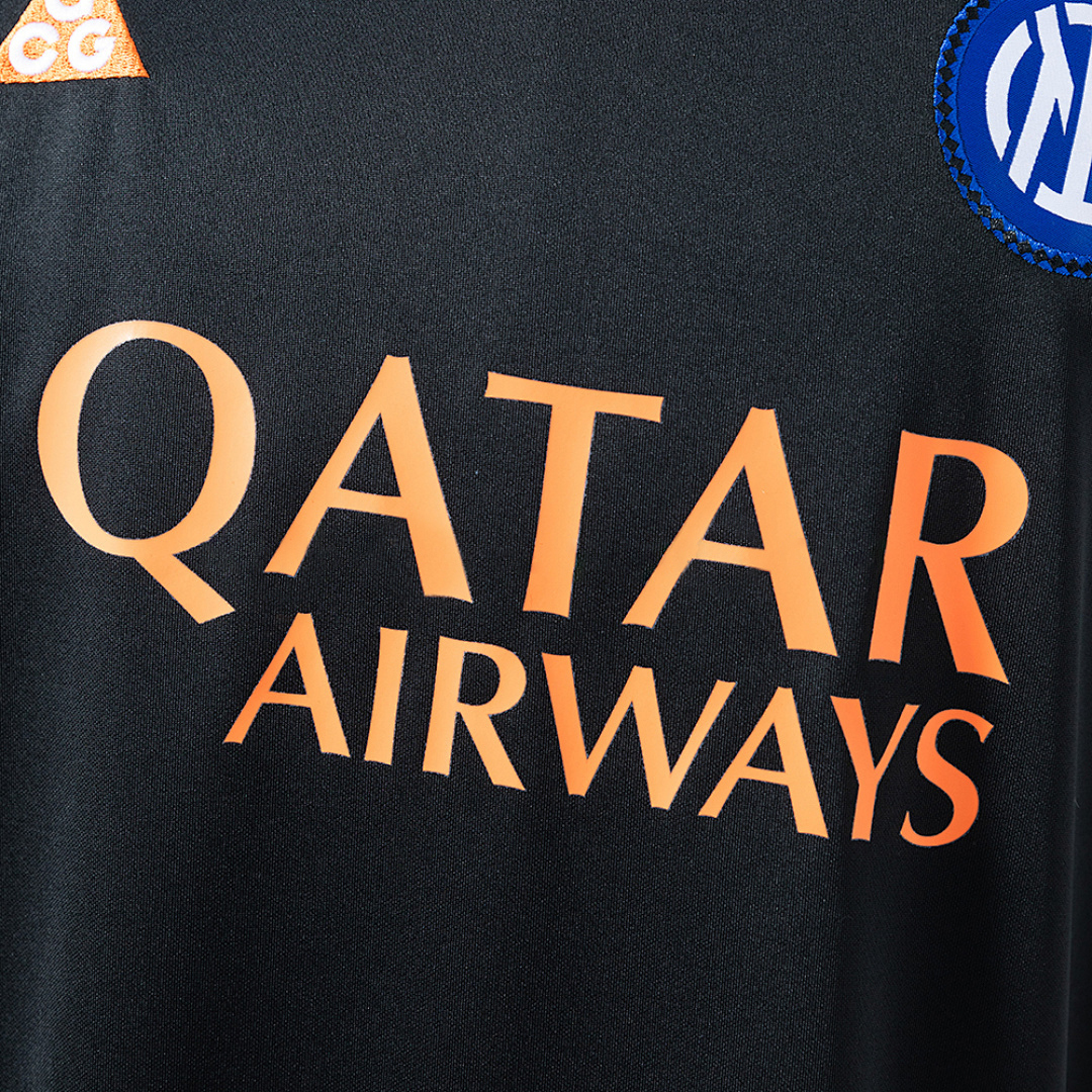Inter Milan 25_26 Pre-Match Black Jersey – Replica Football Soccer Shirt – S–4XL