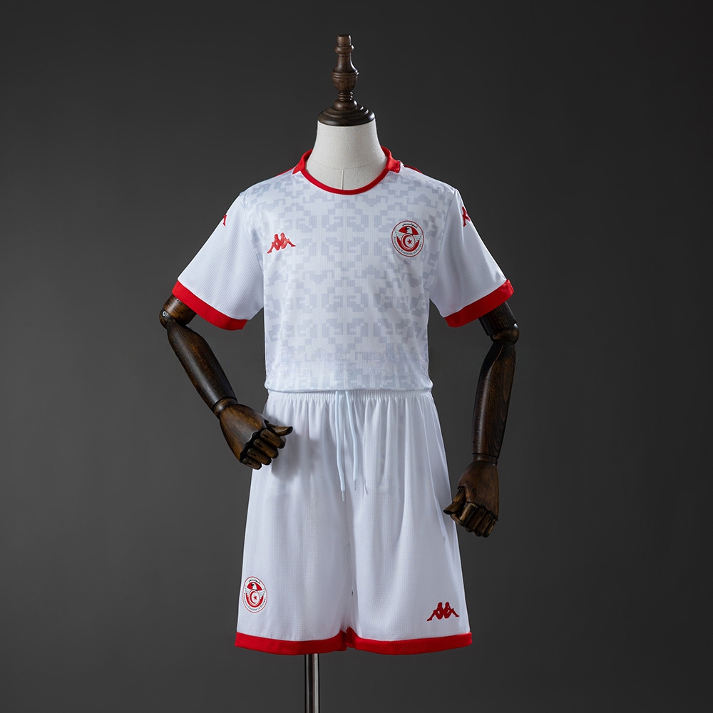 Tunisia 2026 Away Kids Kit Jersey – Replica Football Soccer Shirt – Size 16–28