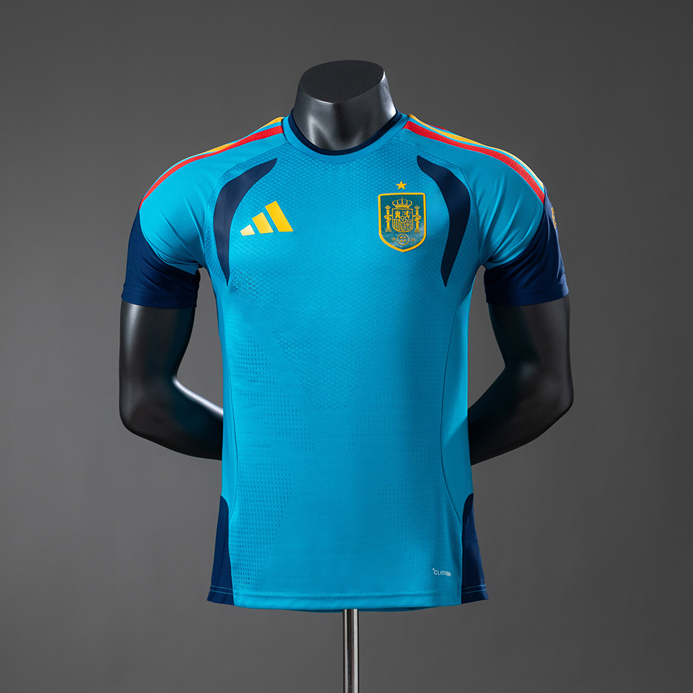 Spain 2026 Player Version Training - Blue Jersey – Replica Football Soccer Shirt – S–XXL