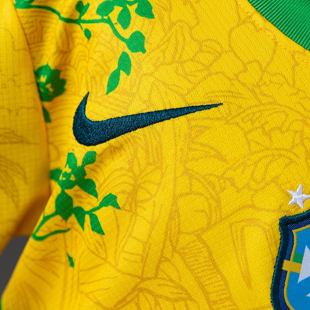 Brazil 26_27 Special Edition Kids Kit Jersey – Replica Football Soccer Shirt – Size 16–28