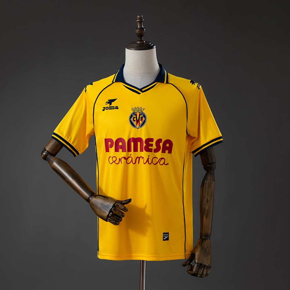 Villarreal 25_26 Retro Style Jersey – Replica Football Soccer Shirt – S–4XL