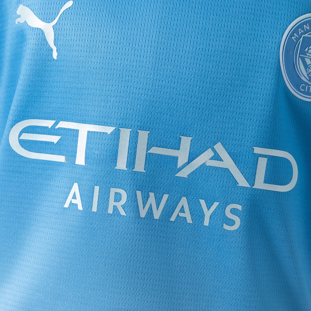 Manchester City 26_27 Home Kids Kit – Replica Football Soccer Shirt – Size 16–28