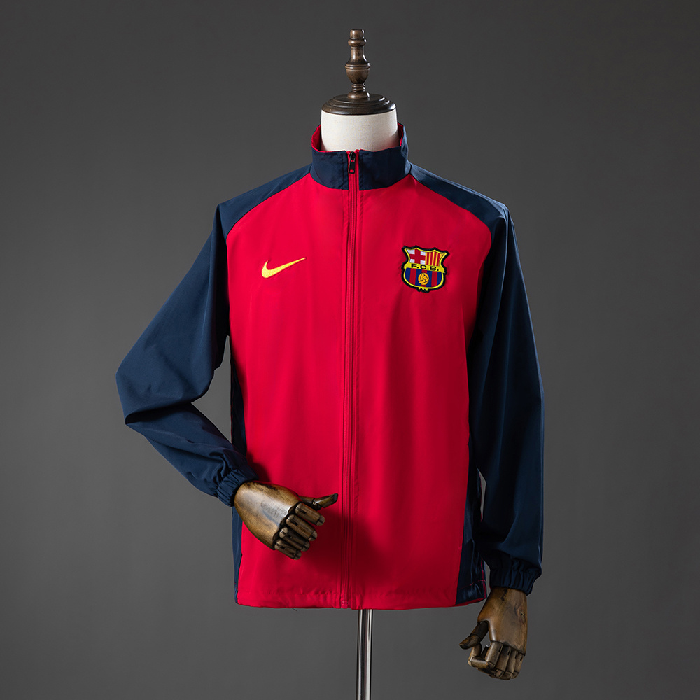 Barcelona 98_00 Retro Windbreaker – Replica Football Soccer Shirt – S–XXL