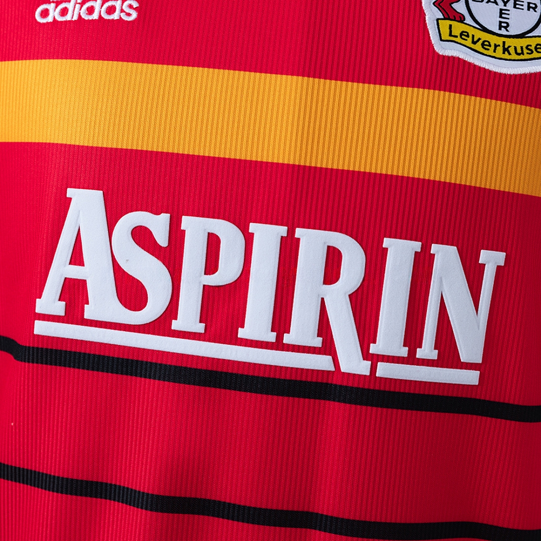 Bayer Leverkusen 98_00 Home Retro Jersey – Replica Football Soccer Shirt – S–XXL